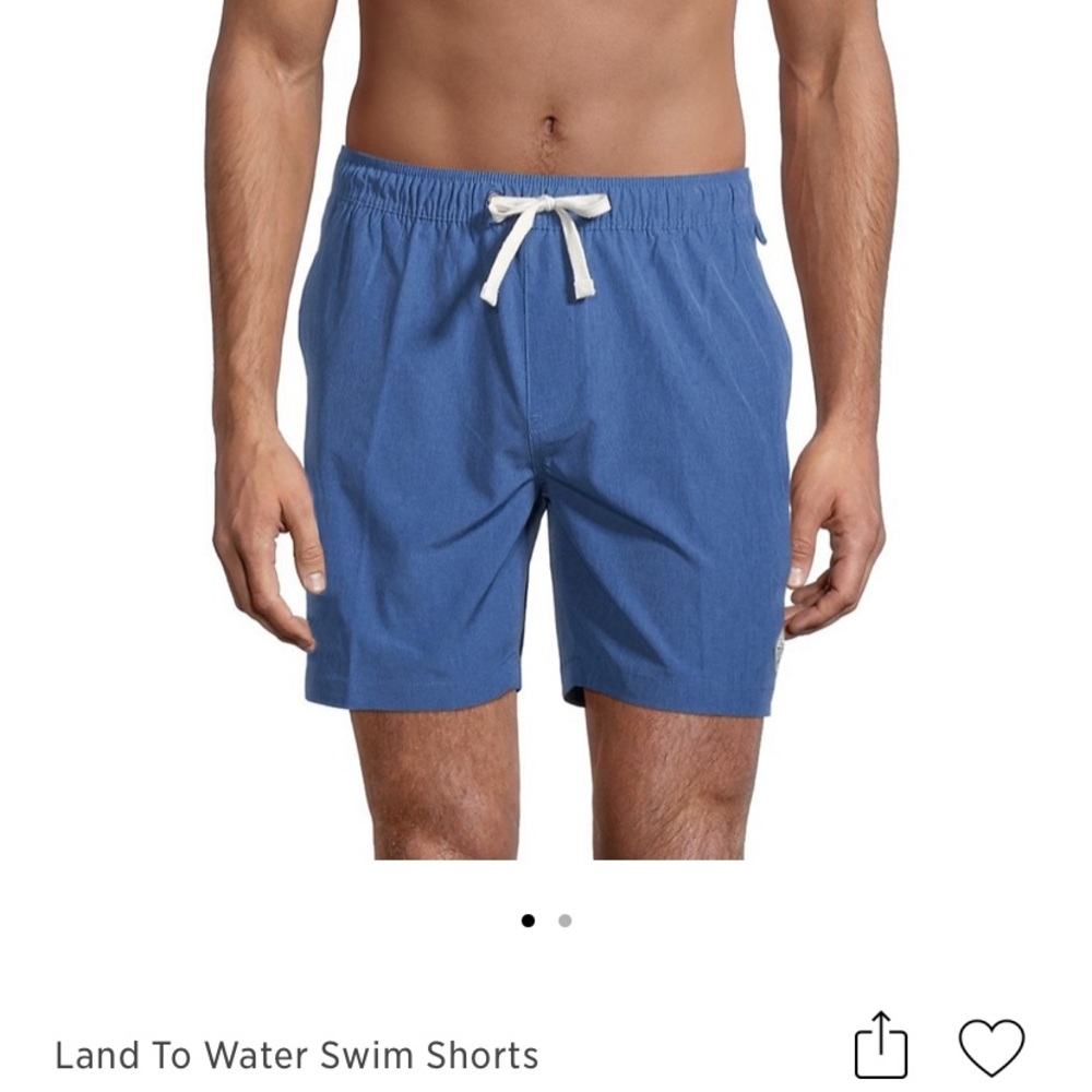 Land to water swim shorts NWT